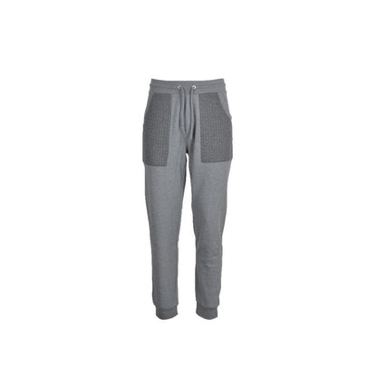 Joggers by Bikkembergs for men in cotton polyester gray presents a refined pantology silhouette, artfully defined by a refined pantology , long, and a sophisticated .