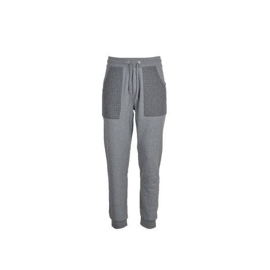 Joggers by Bikkembergs for men in cotton polyester gray presents a refined pantology silhouette, artfully defined by a refined pantology , long, and a sophisticated .