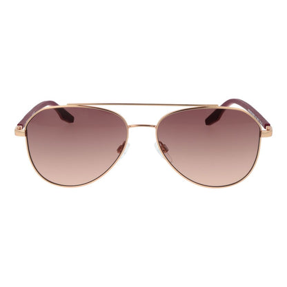 Sunglasses by Converse for unisex in rubber rose-gold showcases a ethereal silhouette, featuring rose-gold coloured frame aviator full-rim frame design with gradient category-2-medium-tint lens for a ethereal finish.