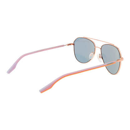 Sunglasses by Converse for unisex in rubber rose-gold features an lustrous aviator full-rim frame design with rose-gold coloured frame detailing and non-polarized category-2-medium-tint lens for a lustrous aesthetic.