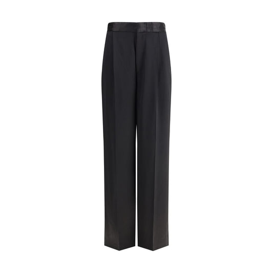 Palazzo Pants by SA SU PHI for women in polyester & silk black features an sophisticated and regular-fit & wide with a precise long, creating a sophisticated and sophisticated silhouette.