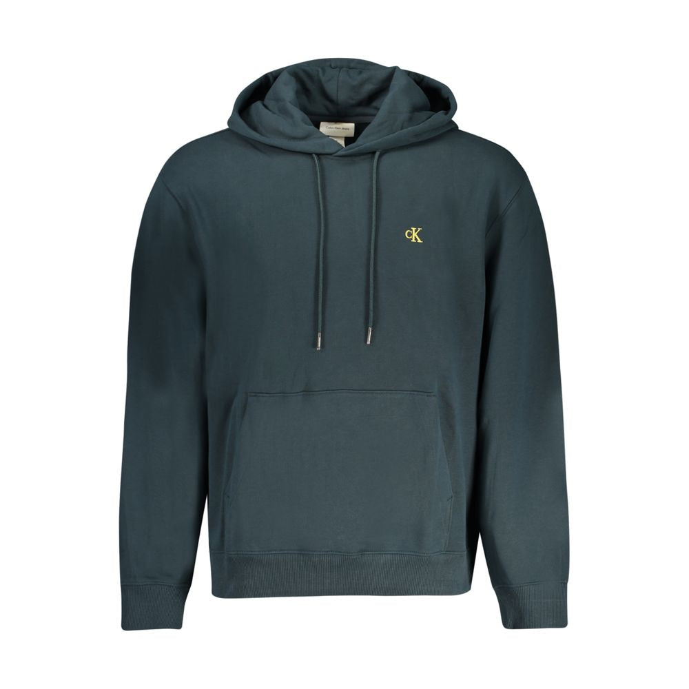 Calvin Klein Men's Cotton Hooded Sweatshirt Hoodie - Blue