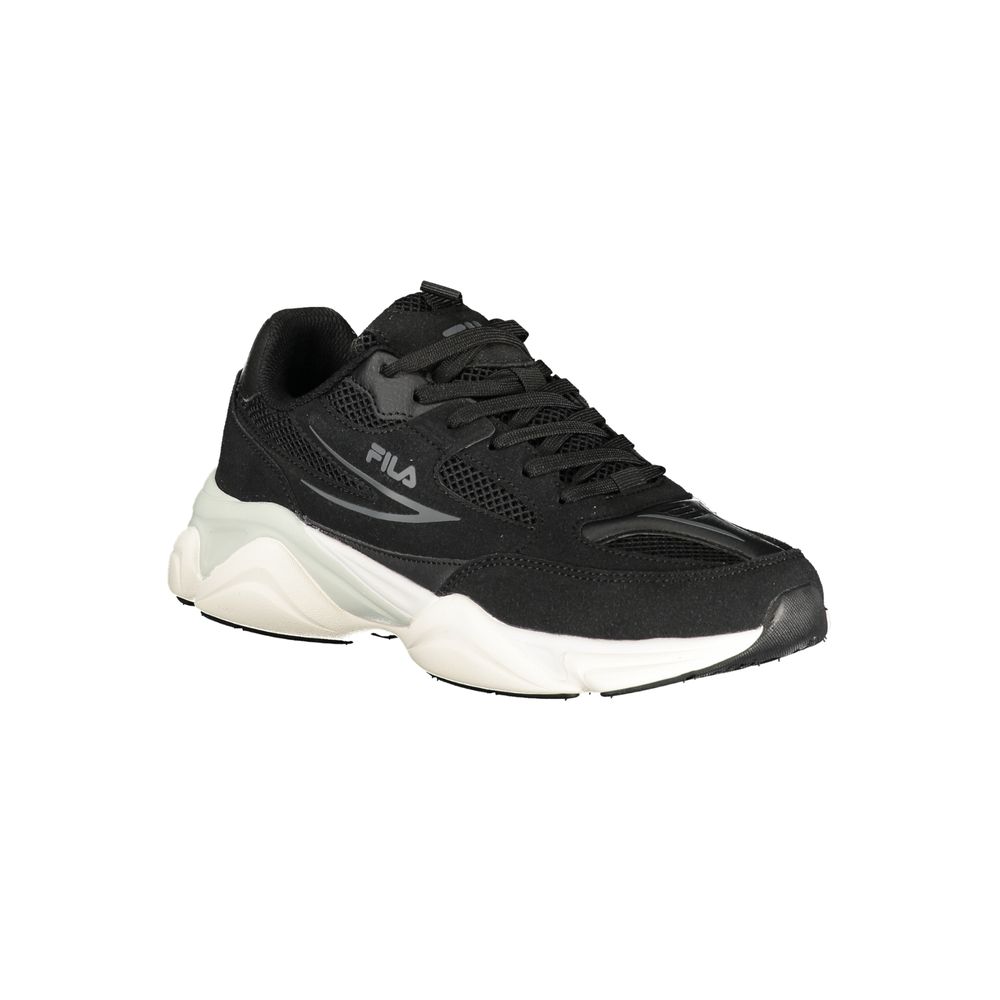 Athletic Sneakers Fila men polyester & polyurethane black featuring a avant-garde Men's Athletic Polyester & Polyurethane Sneakers design with a avant-garde athletic style for a refined finish.
