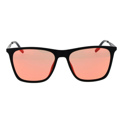 Sunglasses by Converse for men in metal black showcases a ethereal silhouette, featuring black coloured frame full-rim square frame design with mirrored category-2-medium-tint lens for a ethereal finish.