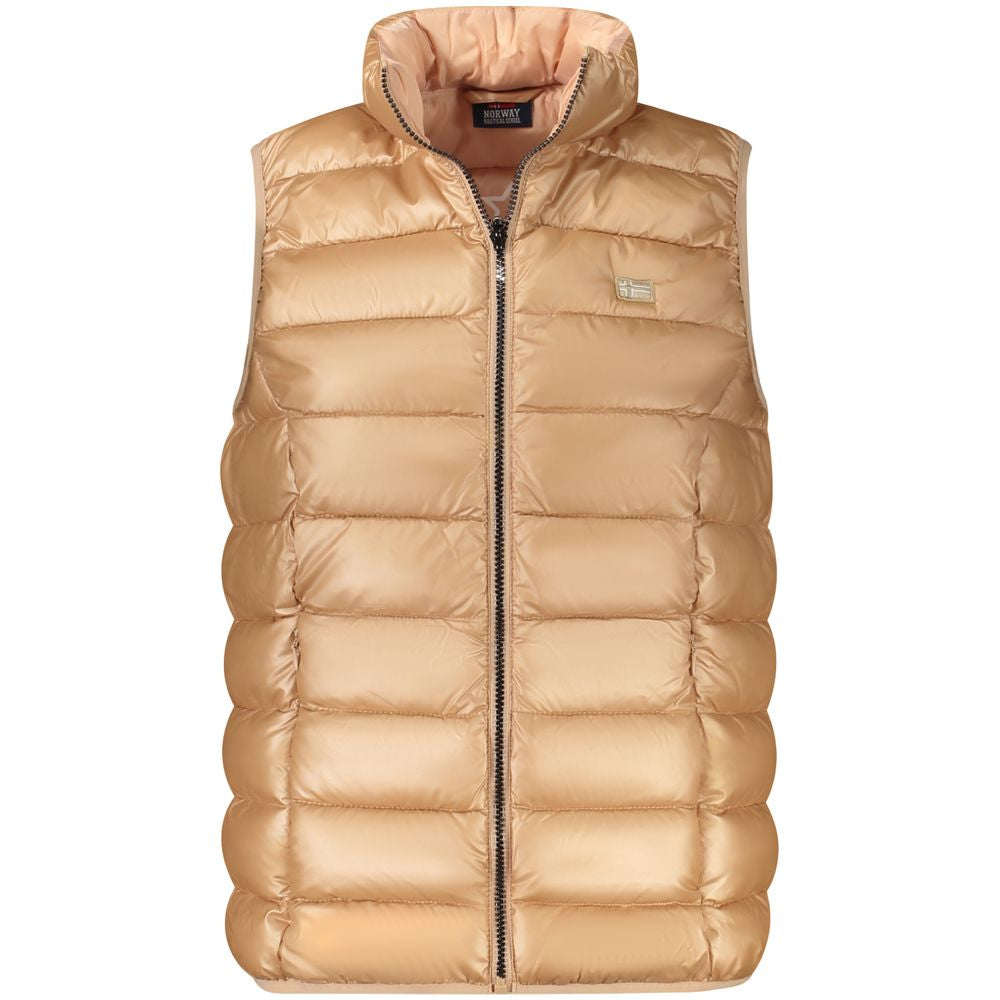 Vest by Norway 1963 for women in polyamide pink features a chic silhouette, expertly detailed with a refined and premium pockets for a truly chic look.