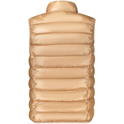 Vest by Norway 1963 for women in polyamide pink showcases a utilitarian silhouette, artfully incorporating pockets and a utilitarian for a truly utilitarian finish.