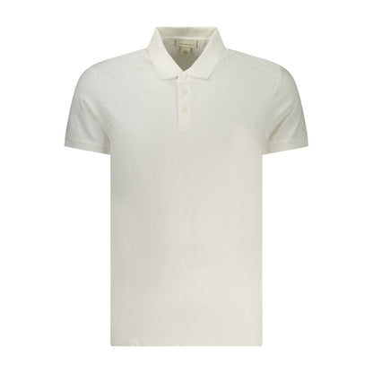 Polo Shirt by Calvin Klein for men in cotton canvas white showcases a enviable silhouette, featuring a refined and for a enviable finish.