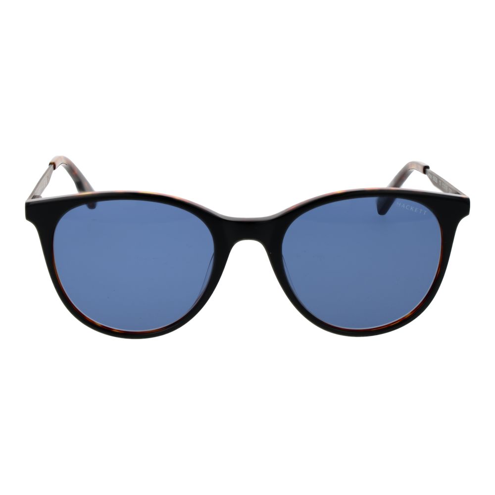 Hackett Round Non-Polarized Dark-Tint Acetate Sunglasses - Black