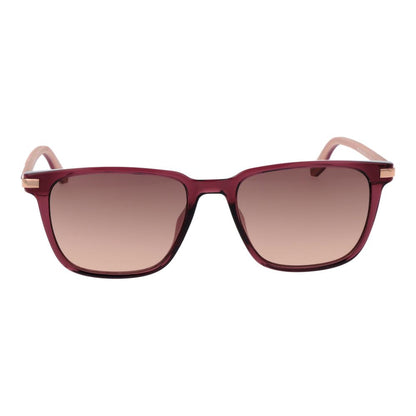 Sunglasses by Converse for unisex in rubber and burgundy featuring an opulent full-rim square frame design with a sophisticated burgundy coloured frame finish and high-performance gradient category-2-medium-tint lens.