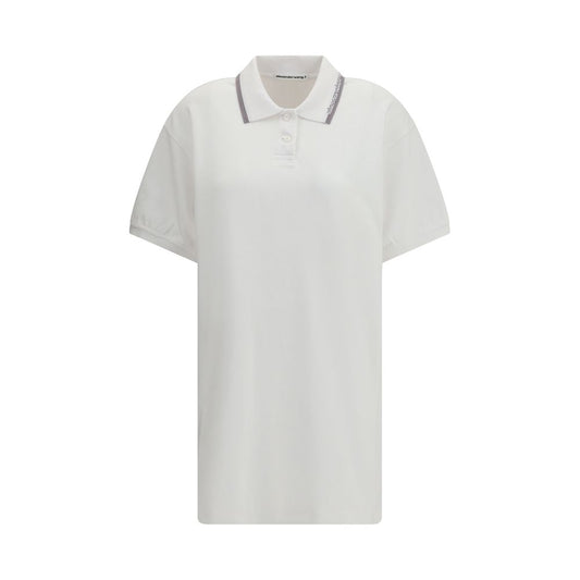 Dress by Alexander Wang for women in cotton white features an cute silhouette, detailed with a short-sleeve and that elegantly flows into a cute mini.