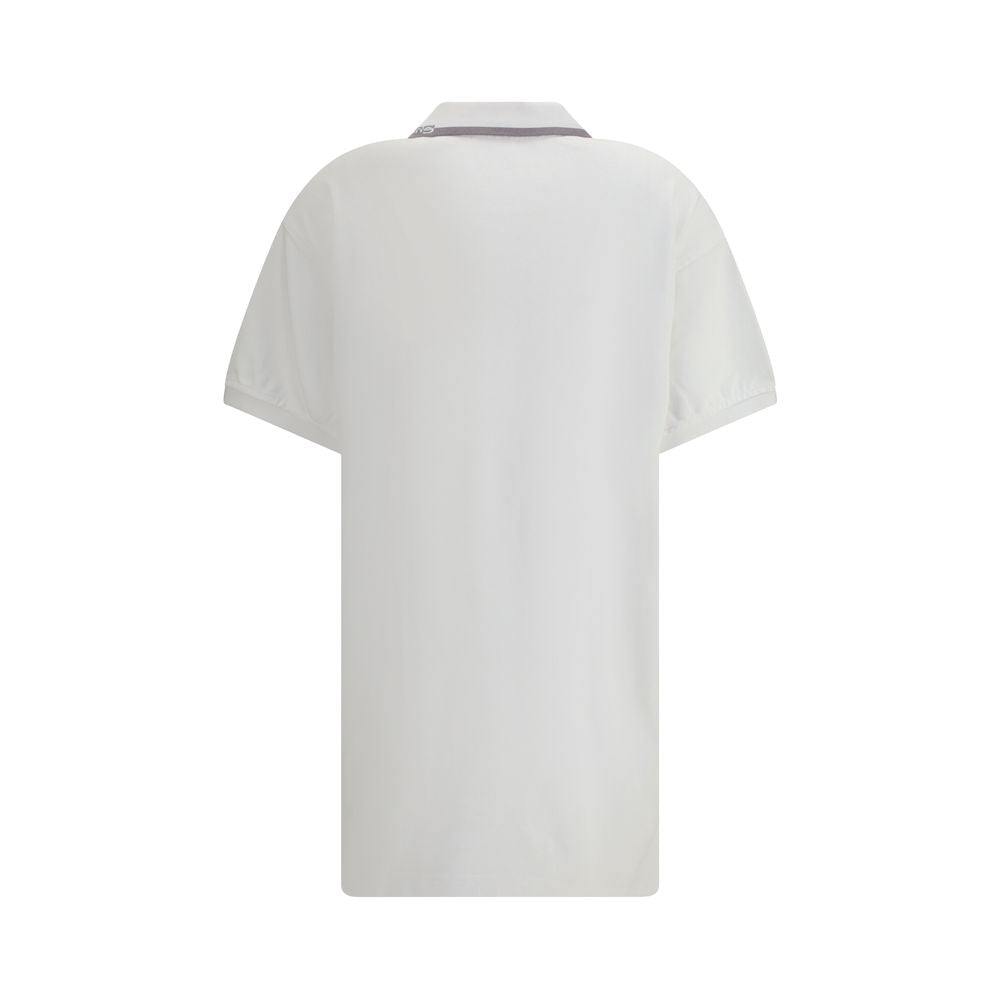 Dress by Alexander Wang for women in cotton white presents a sinuous silhouette, showcasing a sophisticated and detailed with a sinuous mini for a refined finish.