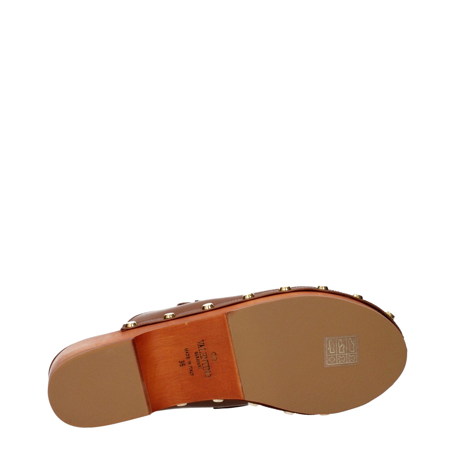 Clogs Slippers by Valentino Garavani for women in leather brown features an timeless Women's Leather Clogs Slippers aesthetic, defined by a and a refined .