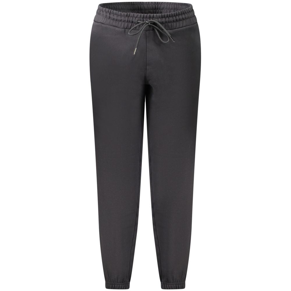 Jogger Sweatpants by Napapijri for women in cotton polyester black & print features an ergonomic and with a ergonomic long, showcasing innovative adjustable-waistband for a ergonomic look.