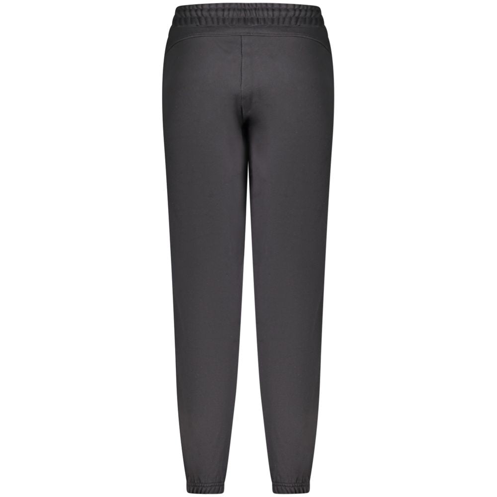 Jogger Sweatpants by Napapijri for women in cotton polyester black & print features an sporty with a and long, showcasing sporty adjustable-waistband.