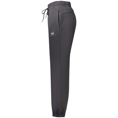 Jogger Sweatpants by Napapijri for women in cotton polyester black & print features an dynamic with long, , and functional adjustable-waistband for an dynamic silhouette.