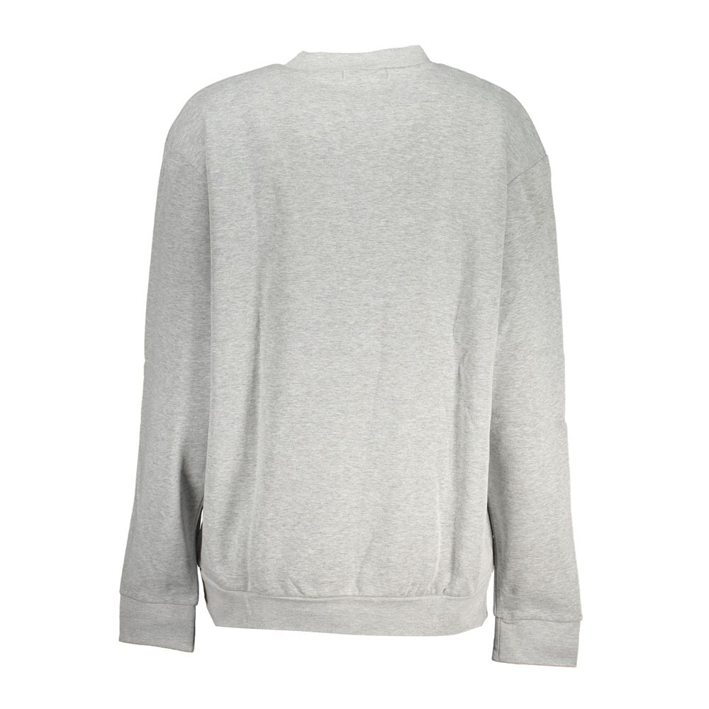 Sweatshirt by Cavalli Class for women in cotton polyester gray features an exquisite silhouette, showcasing and details for a exquisite look.