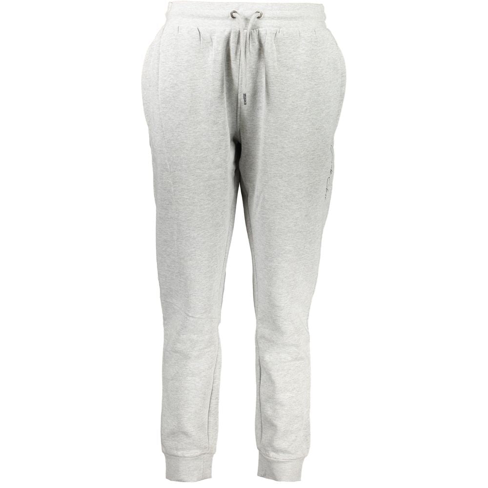 Joggers by Cavalli Class for women in cotton gray presents a refined pantology silhouette, artfully defined by a refined pantology , long, and a sophisticated .