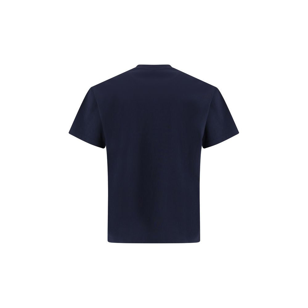 T-Shirt by Givenchy for men in cotton blue features a plush silhouette, showcasing a sophisticated crew neckline and for a truly plush finish.