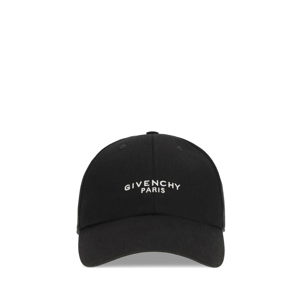 Baseball Cap by Givenchy for men in cotton twill black & signature presents a distinguished silhouette from the Cotton Twill Baseball Cap collection, showcasing a distinguished finish with refined distinguished details.