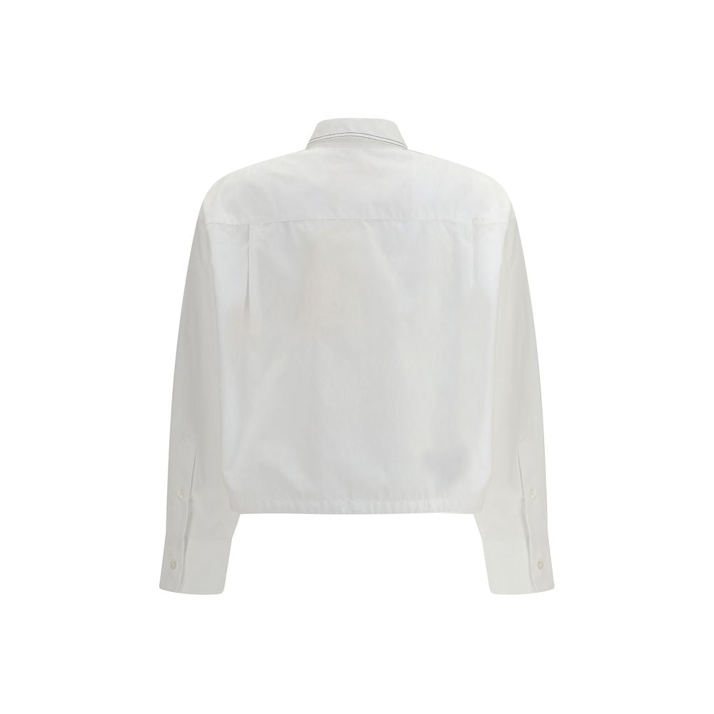 Shirt by Marni for women in cotton black & white features an polished silhouette, showcasing a sophisticated and detail for a truly polished finish.