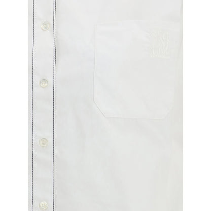 Shirt by Marni for women in cotton black & white showcases a sharp silhouette, elegantly detailed with a sharp and sharp .