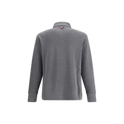 Polo Shirt by Thom Browne for men in cotton gray showcases a enviable silhouette, featuring a refined and for a enviable finish.