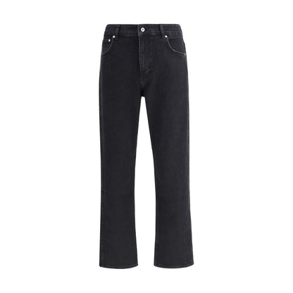 Jeans by Represent for men in denim cotton black features an refined tailoring silhouette, showcasing a premium straight-leg & regular-fit with a mid rise and long cut for a refined tailoring look.