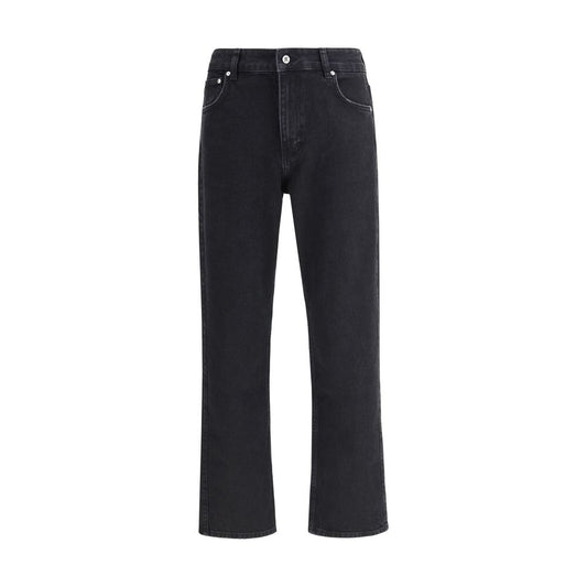 Jeans by Represent for men in denim cotton black features an refined tailoring silhouette, showcasing a premium straight-leg & regular-fit with a mid rise and long cut for a refined tailoring look.