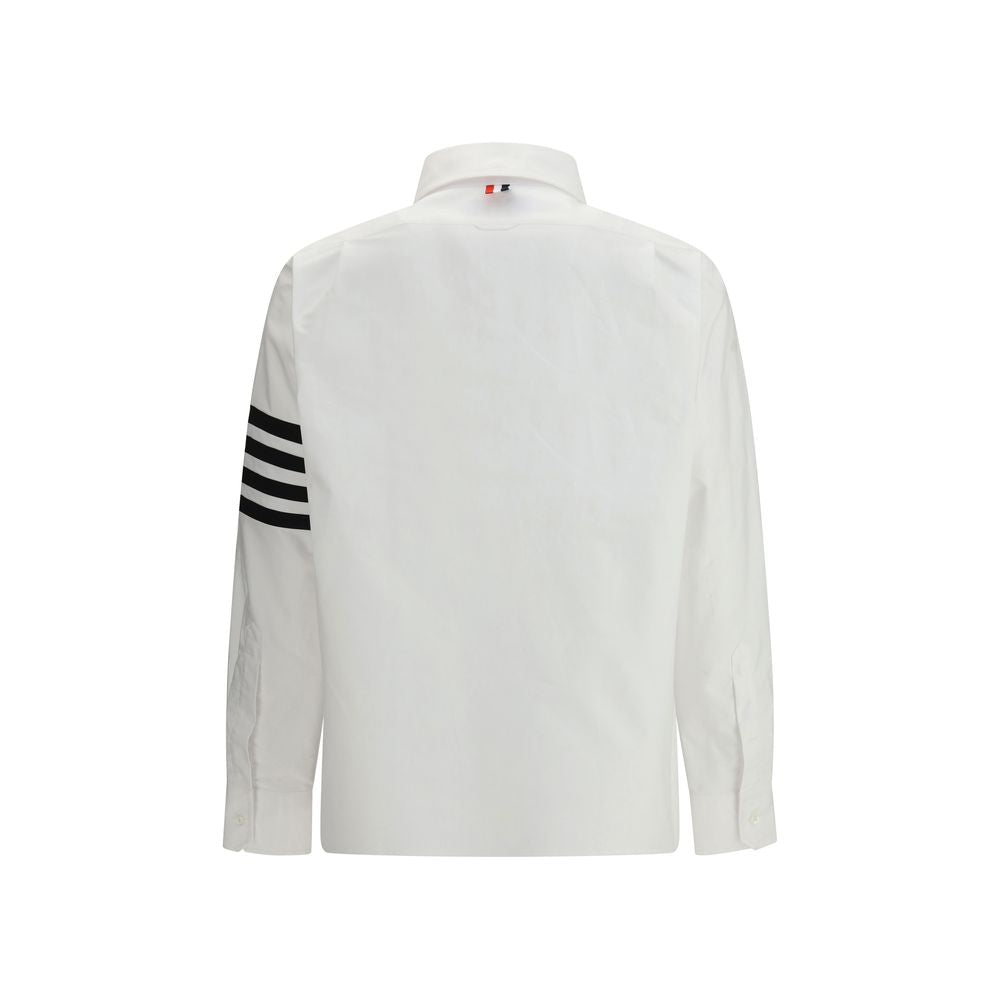 Dress Shirt by Thom Browne for men in cotton white presents a discerning silhouette, showcasing a sophisticated and for a truly discerning finish.