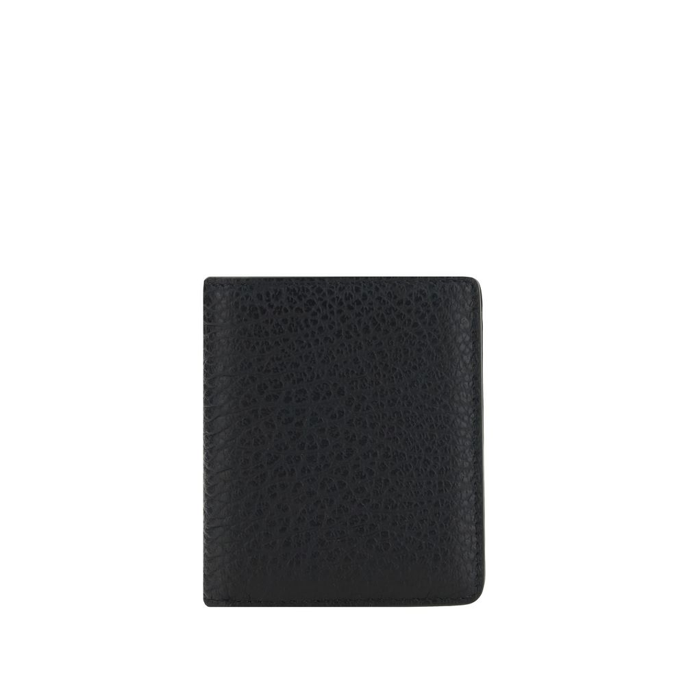 Cardholder Wallet by Maison Margiela for women in bos taurus calfskin leather black showcases a enchanting silhouette, artfully detailed with the signature style of the Bos Taurus Calfskin Leather Cardholder Wallet and functional card-organization compact-design.