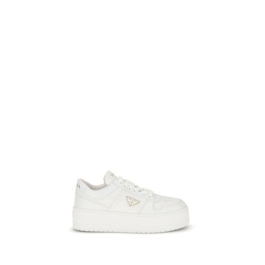 Sneakers by Prada for women in bos taurus calf leather white features an fashionable silhouette, showcasing the premium Women's Basketball Bos Taurus Calf Leather Sneakers in a fashionable basketball style that offers a fashionable finish for refined style.