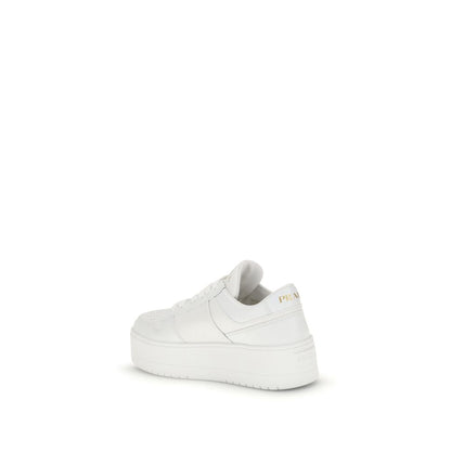 Sneakers by Prada for women in bos taurus calf leather white features an timeless silhouette from the Women's Basketball Bos Taurus Calf Leather Sneakers collection, showcasing a signature basketball style with an timeless finish.