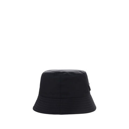 Bucket Hat by Prada for men in nylon black features an cosmopolitan chic silhouette, showcasing the cosmopolitan chic design of the Nylon Bucket Hat collection with a sophisticated cosmopolitan chic finish.