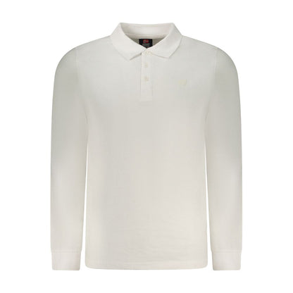Polo Shirt by Norway 1963 for men in cotton white showcases a sharp silhouette, detailed with a refined and sharp long-sleeve for a sophisticated finish.