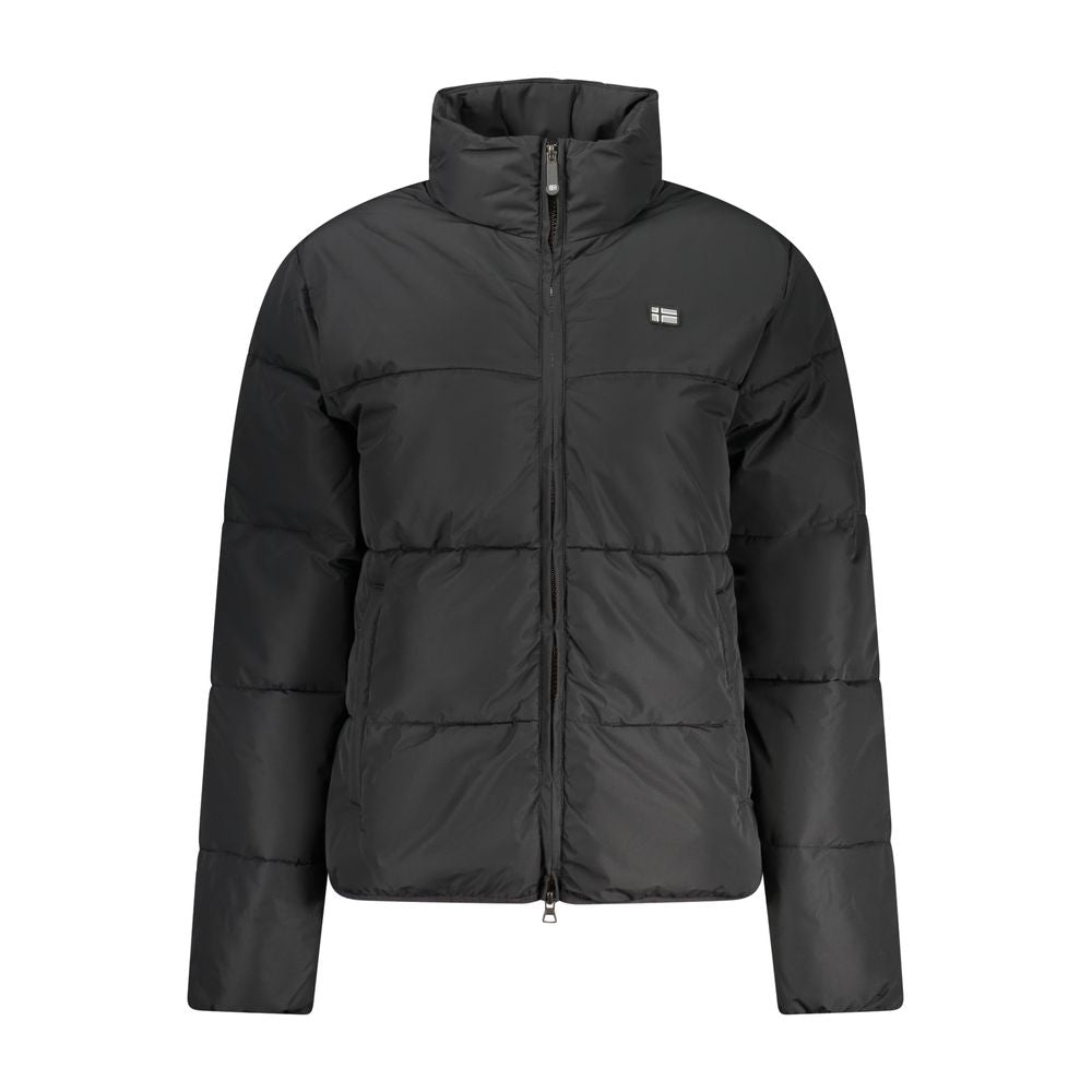 Windbreaker Jacket by Norway 1963 for women in polyamide black presents a resilient silhouette, artfully detailed with a sophisticated and functional pockets & windproof for a resilient finish.