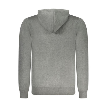 Hooded Cardigan by Norway 1963 for men in marabou polyamide viscose gray features an crisp silhouette, showcasing a sophisticated hooded neckline and detail for a truly crisp finish.