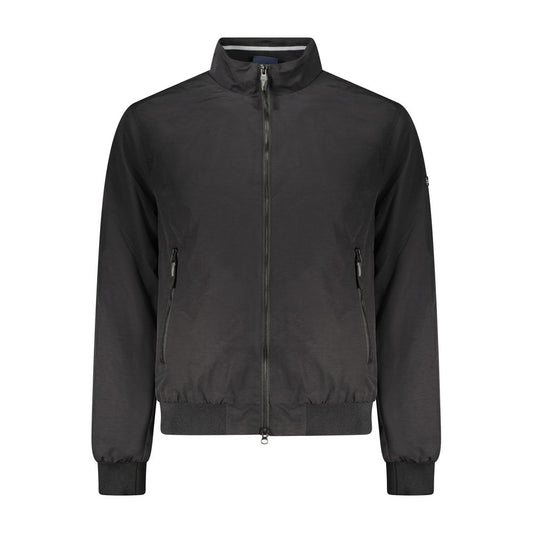 This Bomber Jacket by Norway 1963 for men in polyamide cotton black exhibits a edgy silhouette, meticulously detailed with functional pockets and a edgy for a edgy finish.