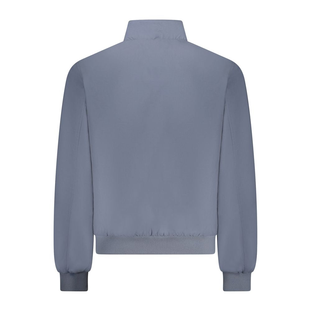 Bomber Jacket by Norway 1963 for men in polyamide cotton blue features a city-ready silhouette, detailed with pockets and a city-ready .