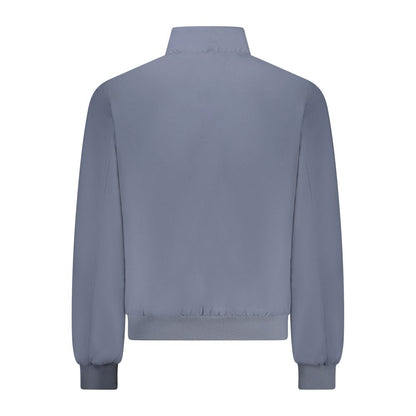 Bomber Jacket by Norway 1963 for men in polyamide cotton blue features a city-ready silhouette, detailed with pockets and a city-ready .