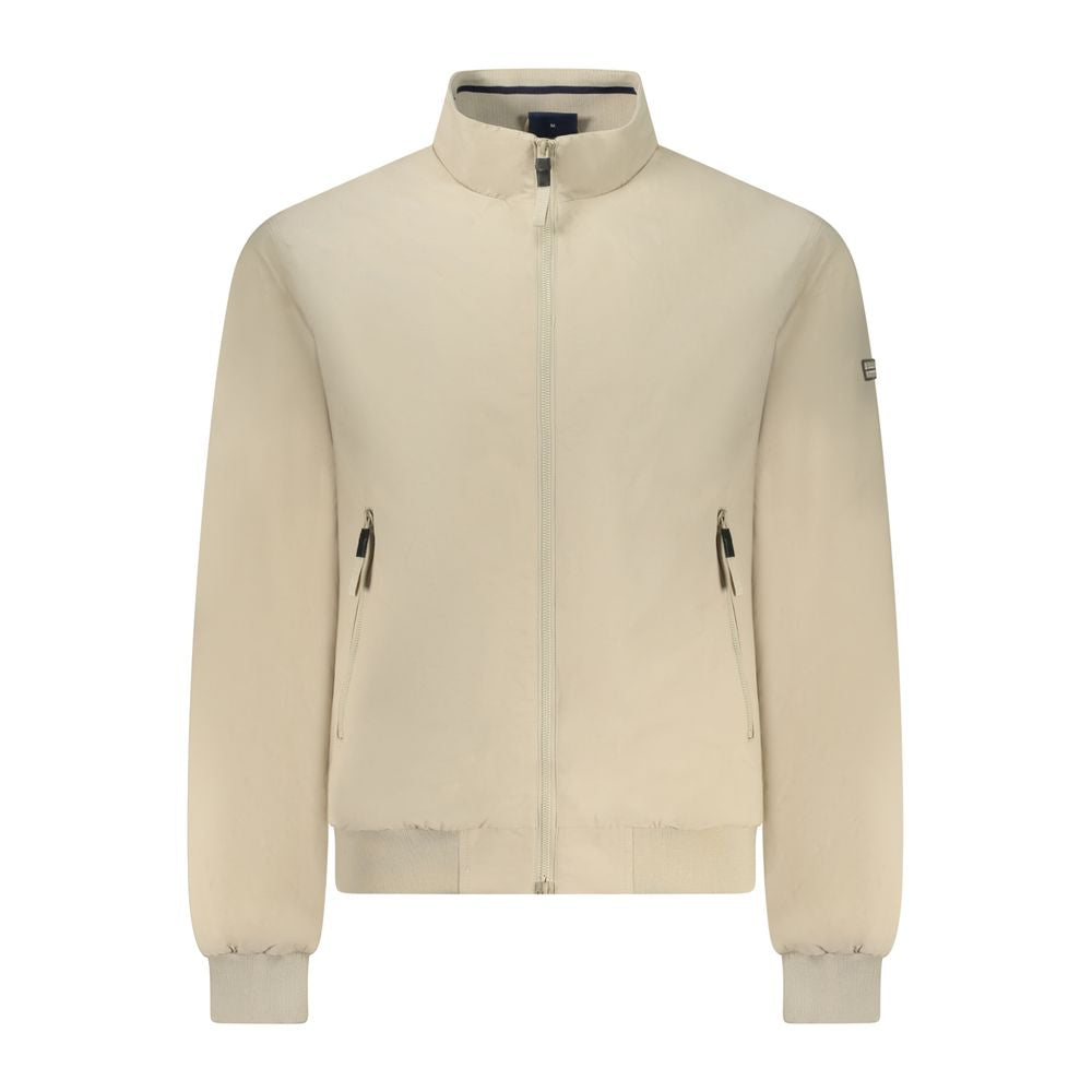 Bomber Jacket by Norway 1963 for men in polyamide cotton beige presents a effortlessly chic silhouette, showcasing a sophisticated and premium pockets for a truly effortlessly chic finish.