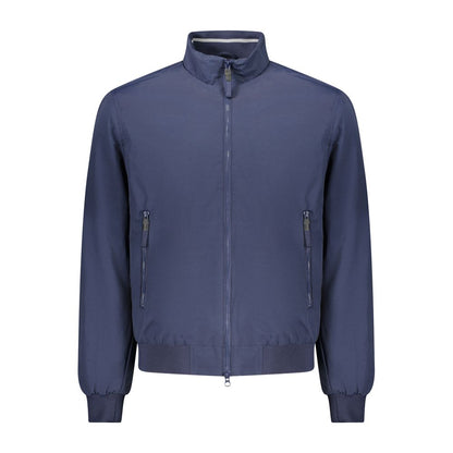 Bomber Jacket by Norway 1963 for men in polyamide cotton blue features a city-ready silhouette, detailed with pockets and a city-ready .