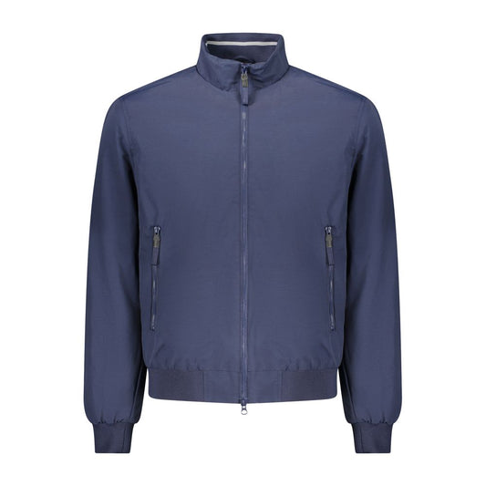 Bomber Jacket by Norway 1963 for men in polyamide cotton blue features a city-ready silhouette, detailed with pockets and a city-ready .