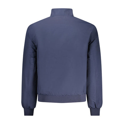 Bomber Jacket by Norway 1963 for men in polyamide cotton blue features an contemporary silhouette, showcasing a sophisticated and contemporary pockets for a truly refined look.