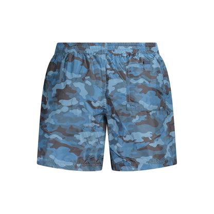 Swim Shorts by Norway 1963 for men in polyester blue features an glamourous silhouette from the Fantasy Men's Polyester Swim Shorts collection, highlighting a refined fit and glamourous cut for a premium poolside look.