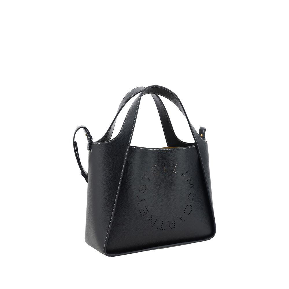2-in-1 Shoulder & Crossbody Pouch Bag by Stella McCartney for women in polyamide faux leather black & monogram features a enviable silhouette, showcasing a secure flap, magnetic & button, ample , and enviable crossbody-strap, shoulder-strap, handle & adjustable-strap for a enviable finish.