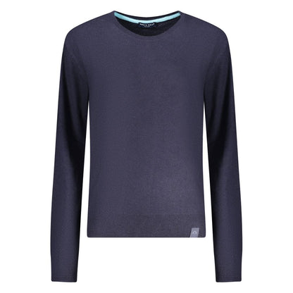 Sweatshirt by North Sails for women in stretch denim cotton blue & signature presents a smart casual silhouette, featuring a smart casual and for a sophisticated look.