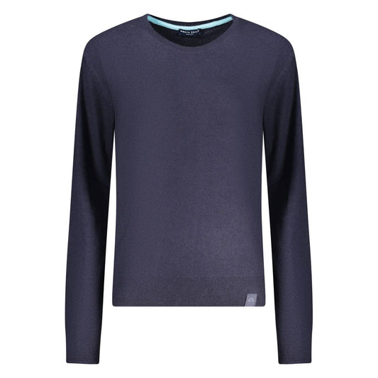 Sweatshirt by North Sails for women in stretch denim cotton blue & signature presents a smart casual silhouette, featuring a smart casual and for a sophisticated look.
