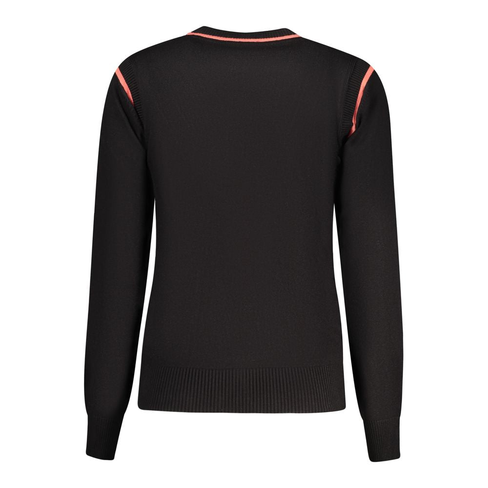 Sweatshirt by North Sails for women in lana wool polyamide & viscose black & blue presents a smart casual silhouette, featuring a smart casual and for a sophisticated look.
