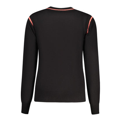 Sweatshirt by North Sails for women in lana wool polyamide & viscose black & blue presents a smart casual silhouette, featuring a smart casual and for a sophisticated look.