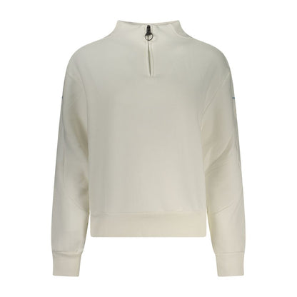 Sweatshirt by North Sails for women in stretch polyester cotton white features an exquisite silhouette, showcasing and details for a exquisite look.